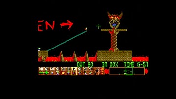 Lemmings Fun Level 16 Walkthrough Amiga