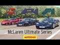 McLaren F1 vs. P1 vs. Senna: Ultimate Series review | Autocar Heroes