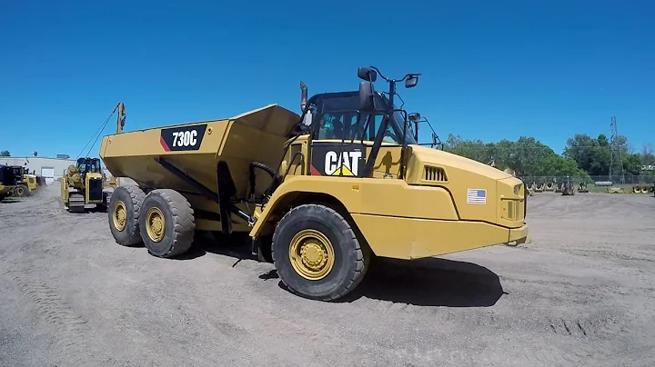 2014 CAT 730C ARTICULATED TRUCK