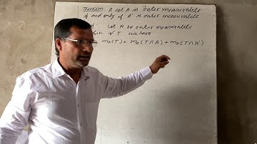 Sigma - RING, Sigma - algebra outer measure ( Lecture = 1)