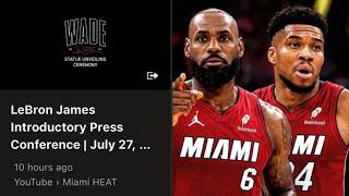 Did the Miami Heat just LEAK LeBron James signing with them?