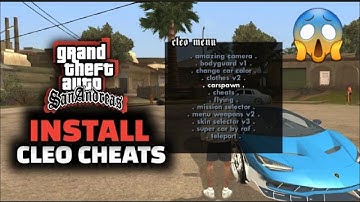How To Install CLEO CHEAT MENU - GTA SA Android 10/11/12/13/14 #gta #trending #cleomod #viralvideo