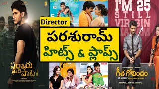 Director Parasuram Hits and Flops All Telugu Movies List | Parasuram Hits And Flops