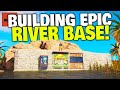 Living Inside a River Rock Base! - Rust Solo Experience