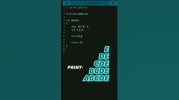 Print Pattern in C | c Programming |10| #coding #c #beginners #problem