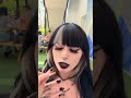 Goth Girl's Cute Reaction Will Steal Your Heart! 🖤😍🔥 #shorts  #foryou #trending #viralvideo