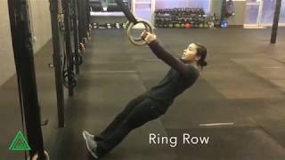 Ring Row | Gymnastics Strength Training | TREBEL Wellness Solutions | Blacksburg