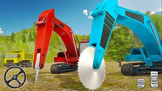 Heavy Excavator Rock Mining 3D Game 2020 - Stone Cutter Machines – Android Gameplay screenshot 2