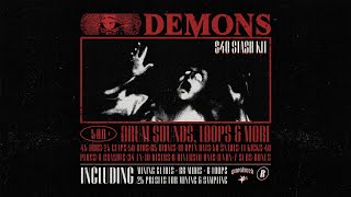 [FREE] "DEMONS" Deluxe Stash Kit | 500+ MIDI,  Drums & Loops