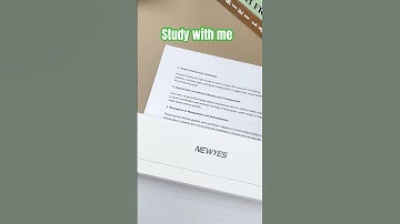 STUDY WITH ME丨A day of boosted productivity✨ #newyes #studywithme #techforgrowth