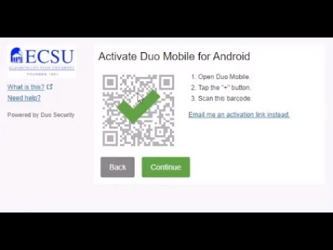 How Setup & Enroll in Duo Security - ECSU