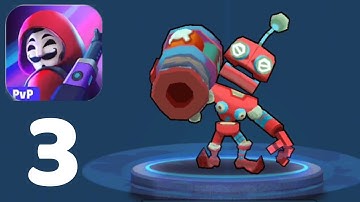 Heroes Strike Gameplay Walkthrough Part 3 - Destroid (ios,Android)