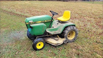 is the engine shot??? 1980 John Deere 317 will it start