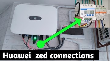 huawei zed device connections | zero export device for huawei solar systems