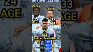Inter Milan 4 - 0 Union Saint-Gilloise | UEFA Champions League 2025/26 😍 I Football Players Age 🔥