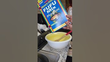 How I cook my Nimba Tablet (GB) with Plantain fufu unedited videos 📹 thou😆😆