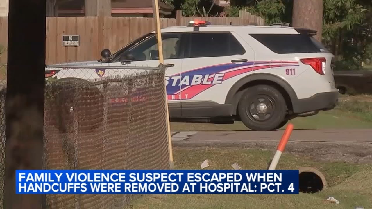 Wanted suspect who evaded capture in N. Harris Co. facing multiple charges: Constable Mark Herman