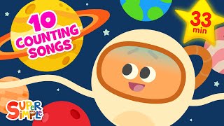 8 little planets stem counting song for kids super simple songs