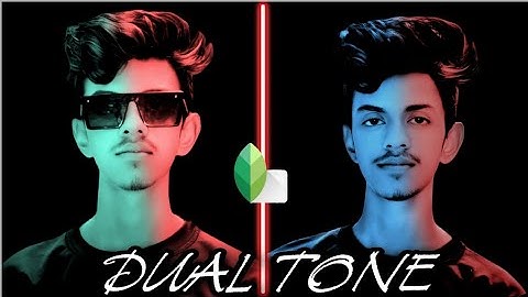 Dual tone photo editing🔥 Snapseed Editing Tutorial🔥 Black tone shadow effect🔥