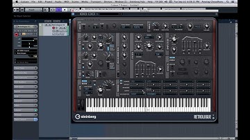 Cubase 7 - Retrologue VST BASS "wobble"