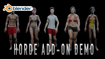 Horde Add-on for Blender 3D: Quickstart Video