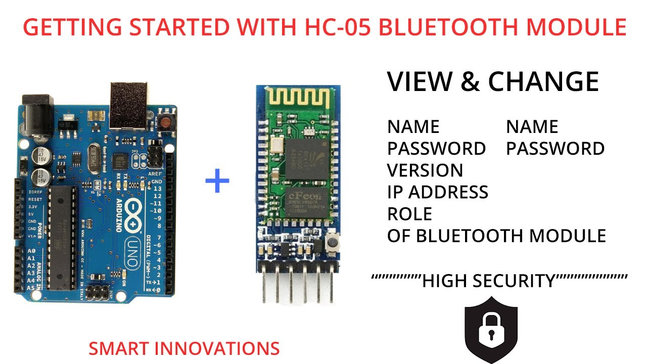 GETTING STARTED WITH HC-05 BLUETOOTH MODULE | VIEW &CHANGE NAME ...