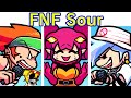 Friday Night Funkin&#39; VS FNF Sour FULL WEEK + Cutscenes (FNF MOD/HARD) (GF/BF/Pico/Sonic)