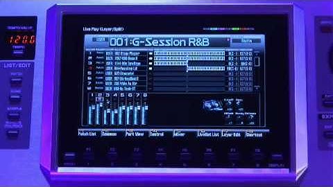 Fantom-G Introduction (2/3)  Live Performance