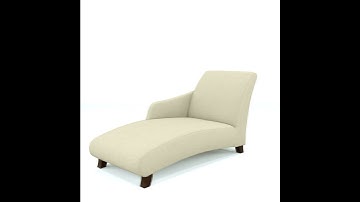 Panama Chaise 3D model from CGTrader.com