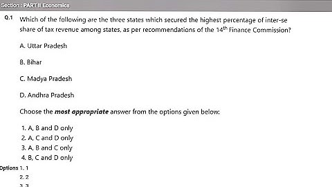 UGC NET ECONOMICS 2020 || QUESTION PAPER WITH OFFICIAL ANSWER KEY || PART 1 ||