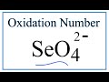 Oxidation States and Selenate Ion