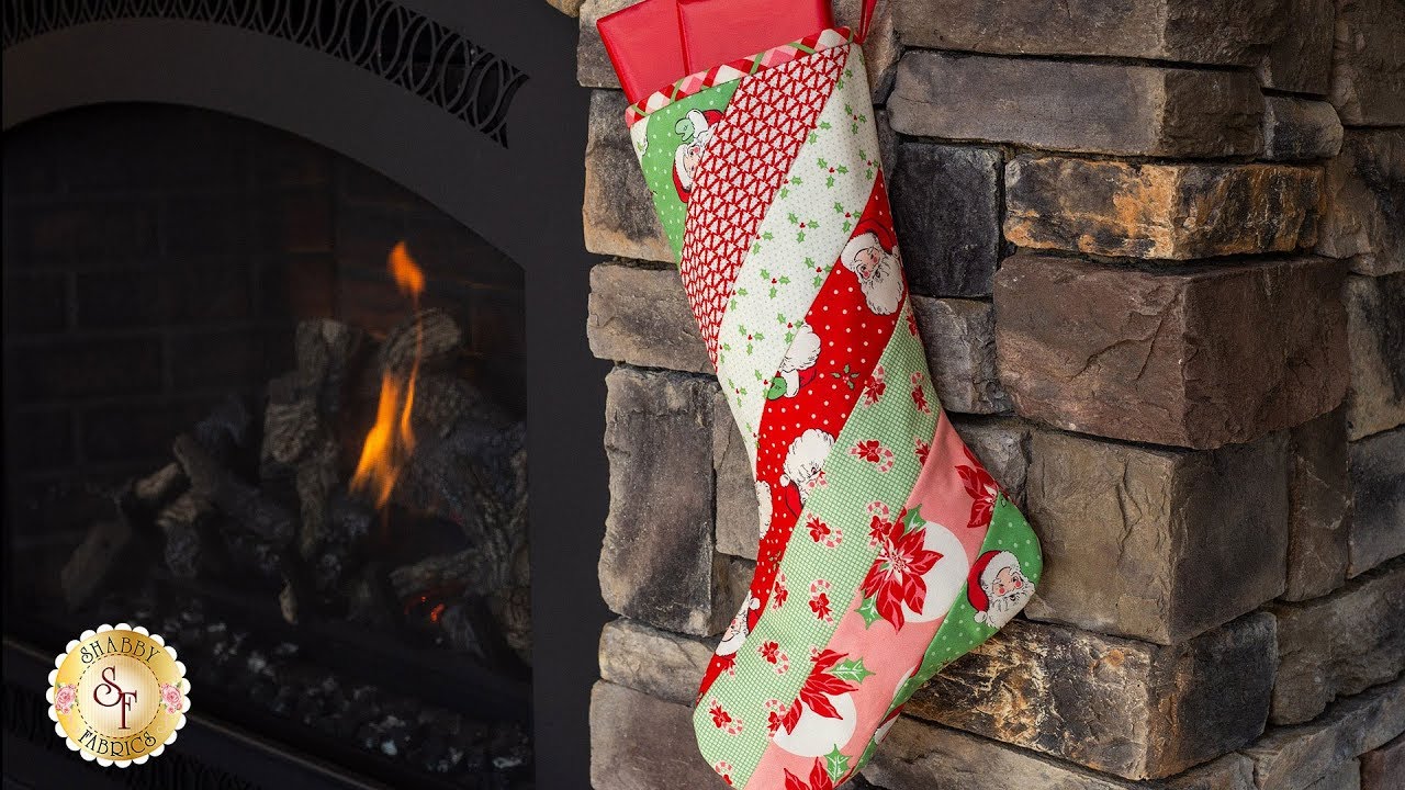 More Quilt As You Go Stockings - Easy Beginner Quilting Project