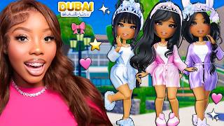 TRIPLETS PRINCESS MORNING ROUTINE ⭐ | Roblox Dubai Rp Roleplay