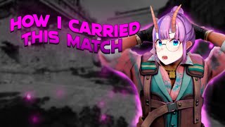 How i CARRIED this MATCH