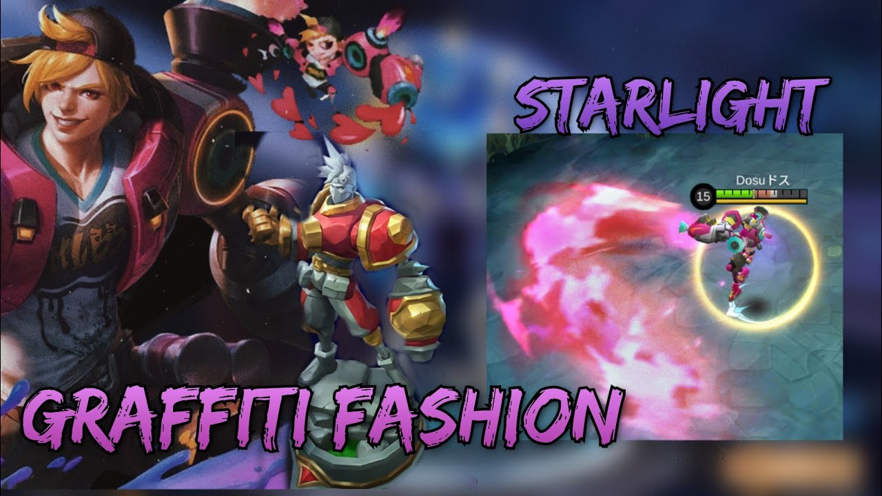 June Starlight: Graffiti Fashion for X.Borg | Skills And Rewards! (Mobile Legends)
