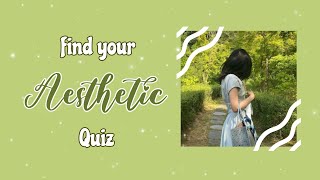 find your aesthetic quiz ☁️🌷 | Inthebeige