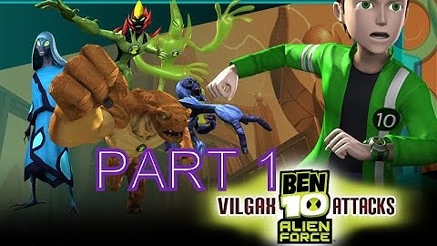 Ben 10 Alien Force Vilgax Attacks Walkthrough Part 1(With Commentary)
