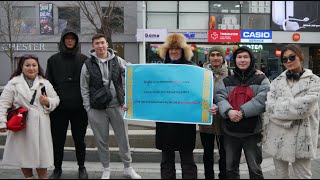 Пикет в Алматы против ЛГБТ и за традиционные ценности