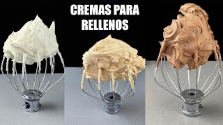 Ganaches y Cremas Montadas para rellenos  y decoraciones/ Ganaches and whipped Creams for fillings