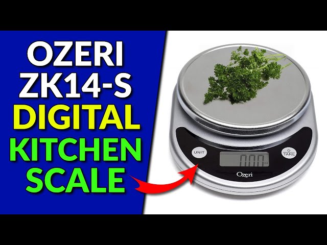 Ozeri Pronto Digital Multifunction Kitchen and Food Scale Elegant Black