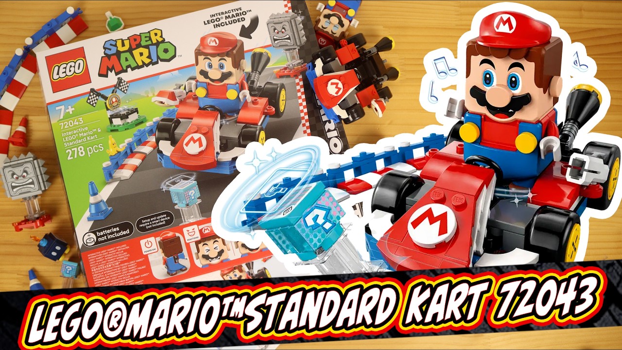 Mario Kart™ – Interactive LEGO® Mario™ & Standard Kart 72043