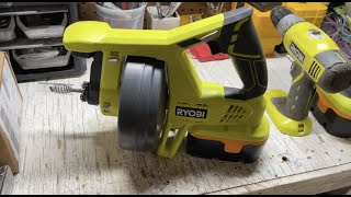 How to use the Ryobi One 18V Drain Auger