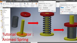 Tutorial Autodesk Inventor : Membuat Animasi Spring Sederhana