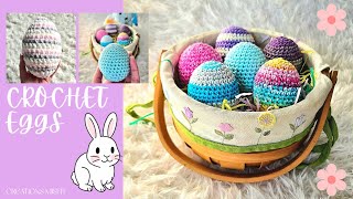 Crochet quick and easy Easter Eggs - All sizes!