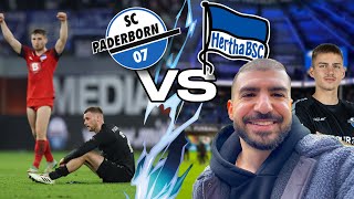 Paderborn vs Hertha Stadionvlog 🔥 | Traumfreistoß und Aufholjagd! | SERGEN
