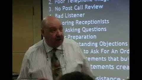 Ten Mistakes Made on the Telephone Part Two