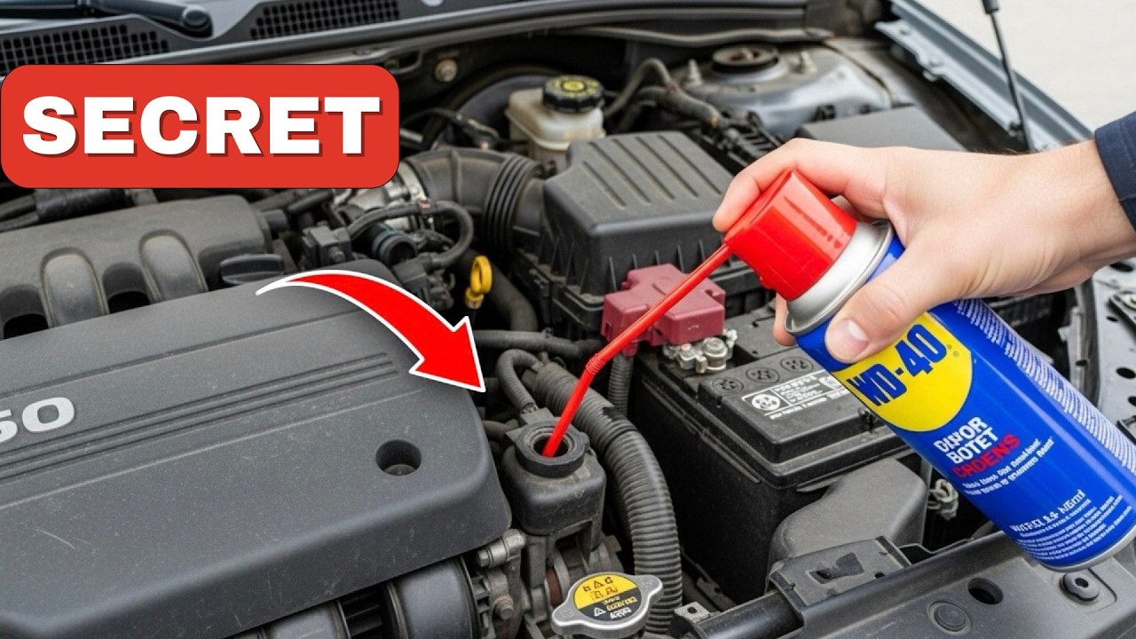 Лайфхаки для автомобилей с использованием WD-40, о которых вы не знали.