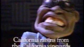 Ray charles in a california raisins commercial from 1988.