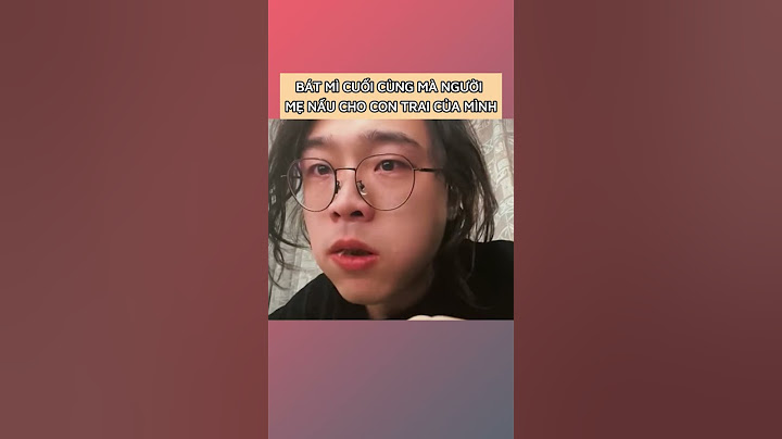 Tô mì cuối cùng mà người mẹ nấu cho con trai của mình😢