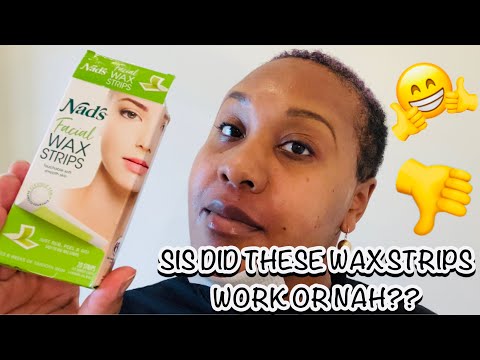 Video: Nads Facial Wax Strip Recenze